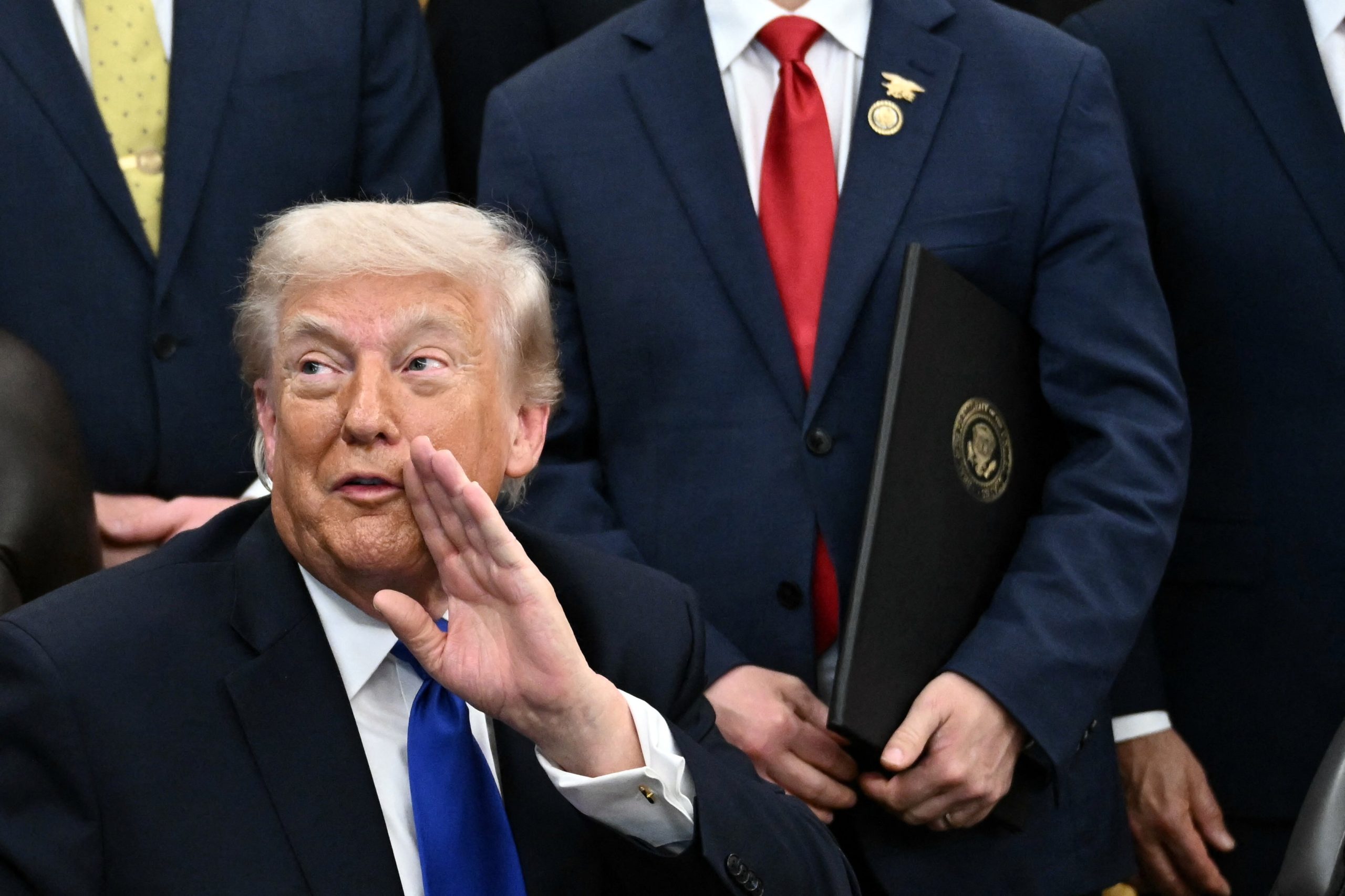 Trump has threatened to move troops out of Italy and Spain (AFP/Getty)