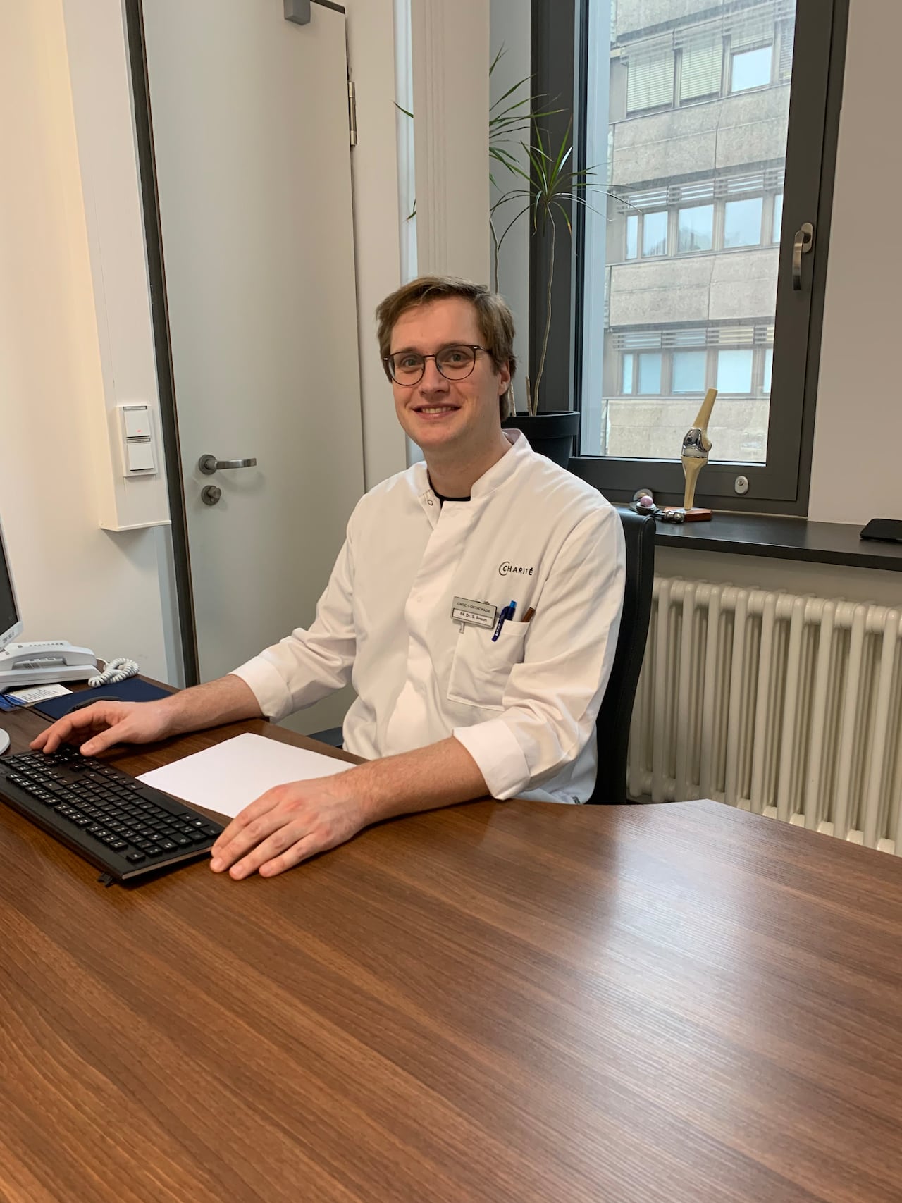 Dr. Sebastian Braun says competition for health-care dollars is key to understanding why Germany does more hip and knee replacement surgeries than other countries, like Canada. (Brian Goldman/CBC)