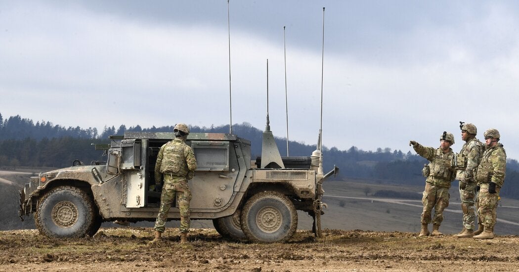 U.S. Will Cut 12,000 Forces in Germany - The New York Times