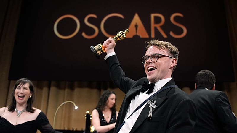 Pavel Talankin, winner of the award for documentary feature film for "Mr. Nobody against Putin," attends the Governors Ball after the Oscars on March 15, 2026