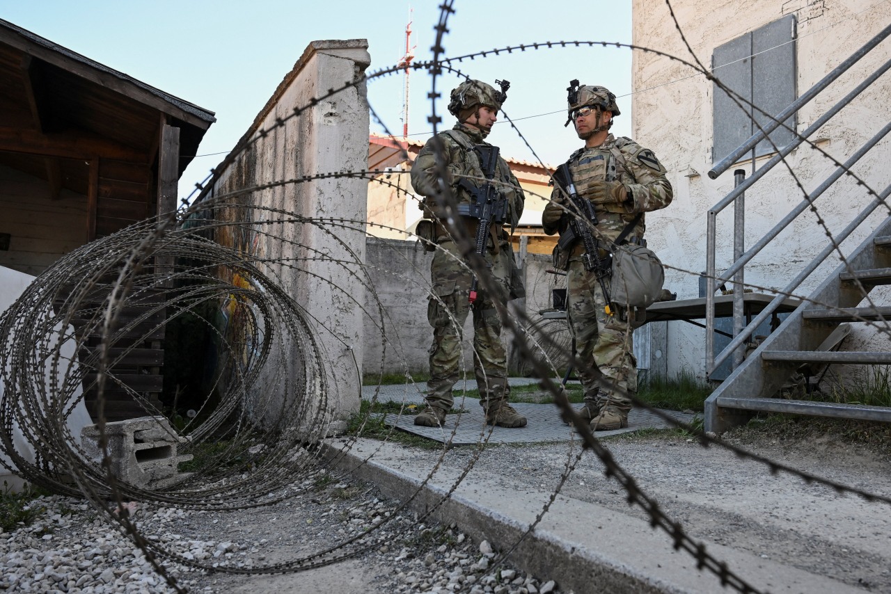 Soldiers at the U.S. Army's southern Germany training facilities in Hohenfels.