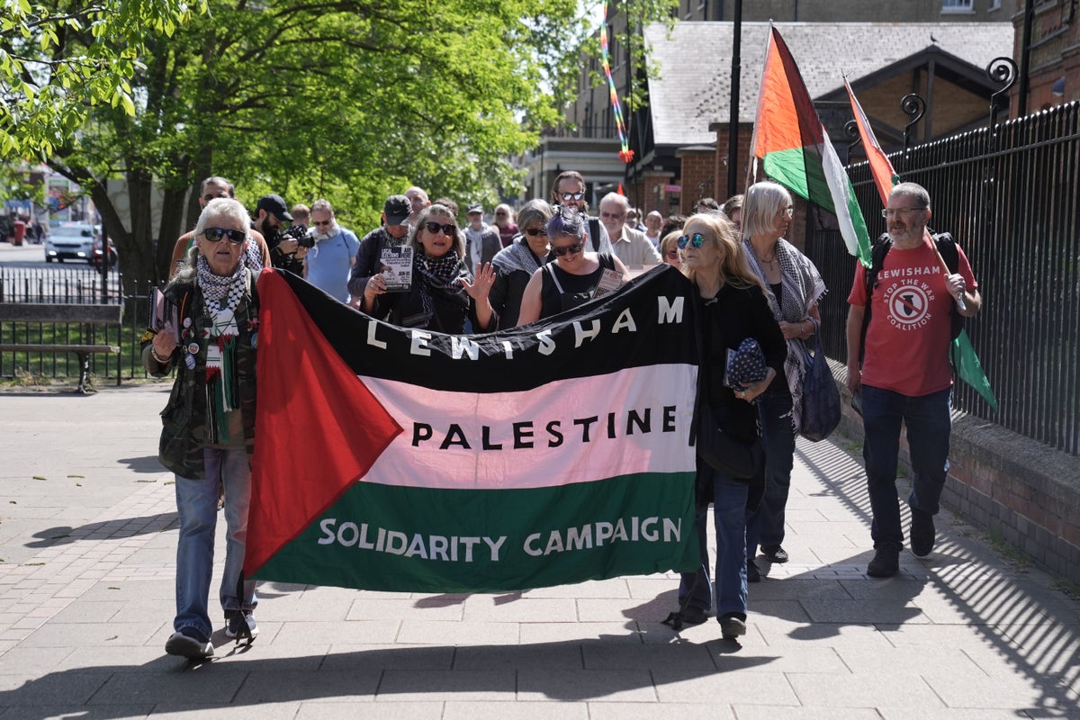 Palestine Solidarity Campaign rally