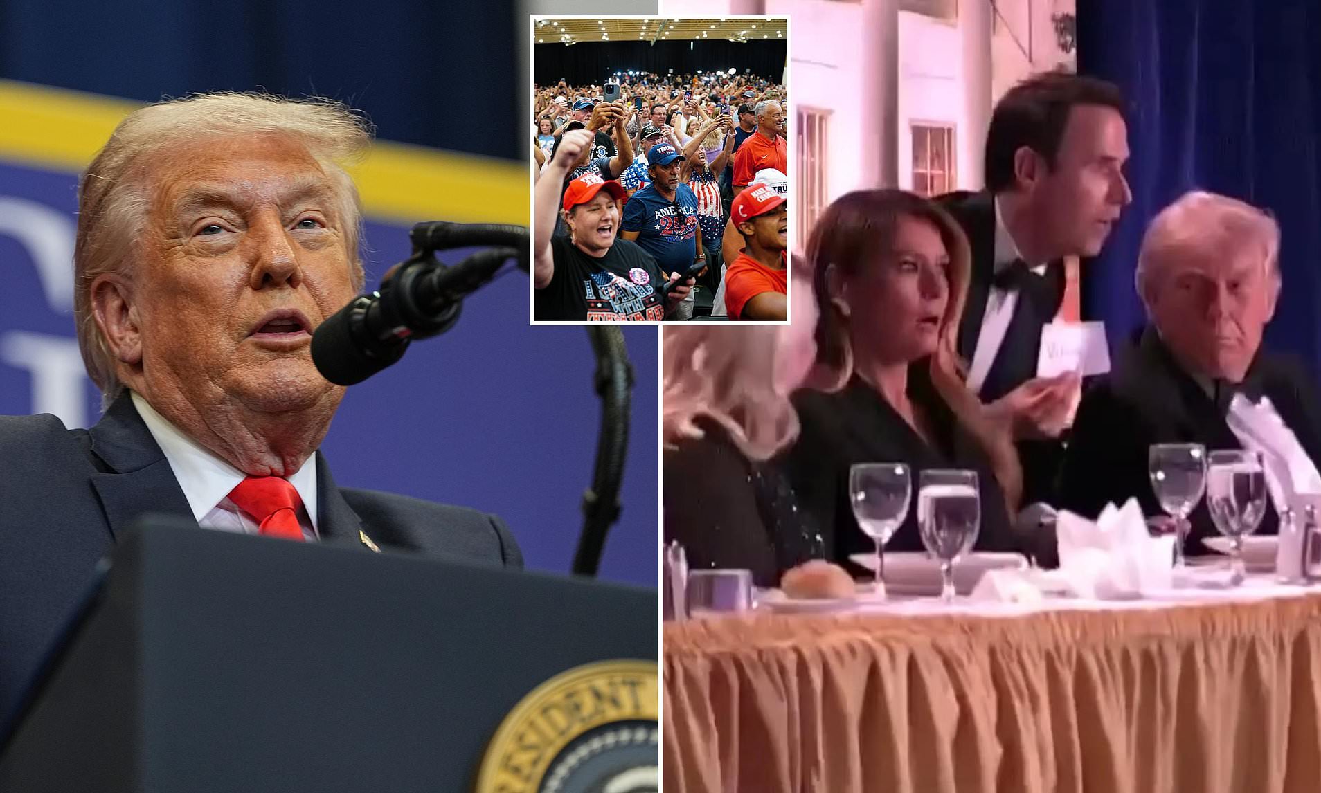 Trump cracks jokes about needing to be kept in a 'secure facility'
