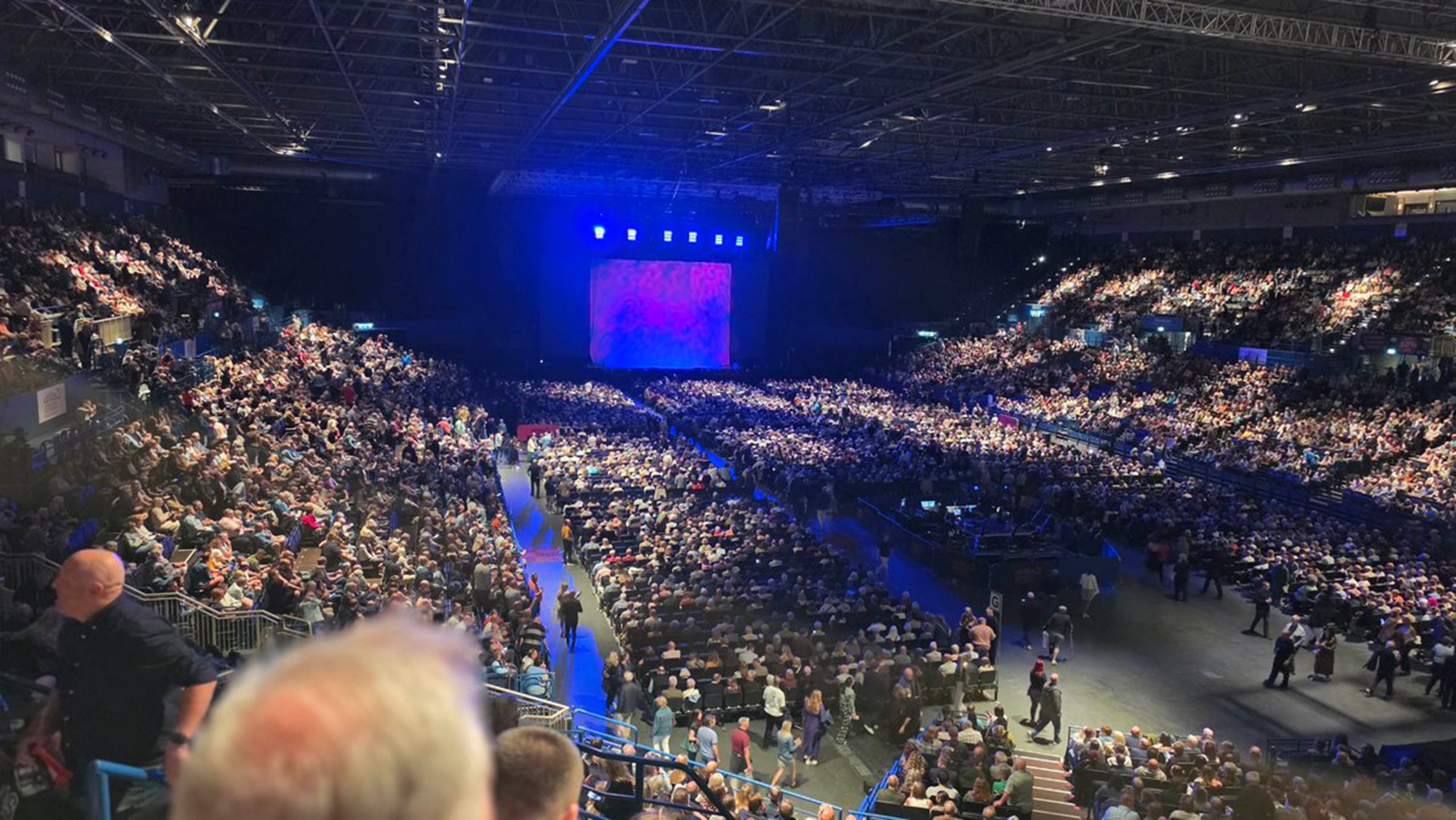 The Utilita Arena in Birmingham was evacuated (PA)
