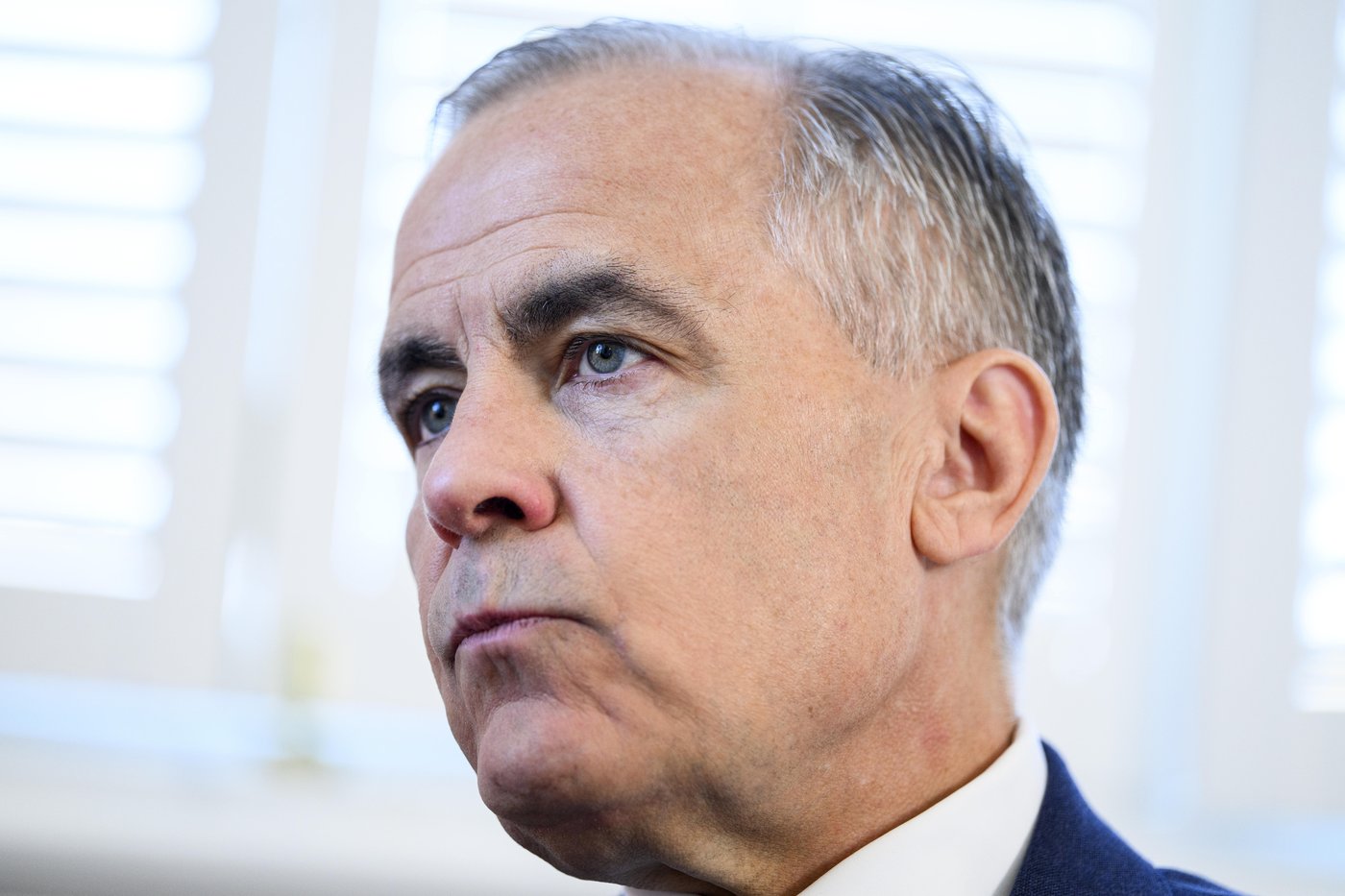 Prime Minister Mark Carney speaks during an interview with The Canadian Press in Ottawa, on Friday, May 1, 2026. THE CANADIAN PRESS/Spencer Colby