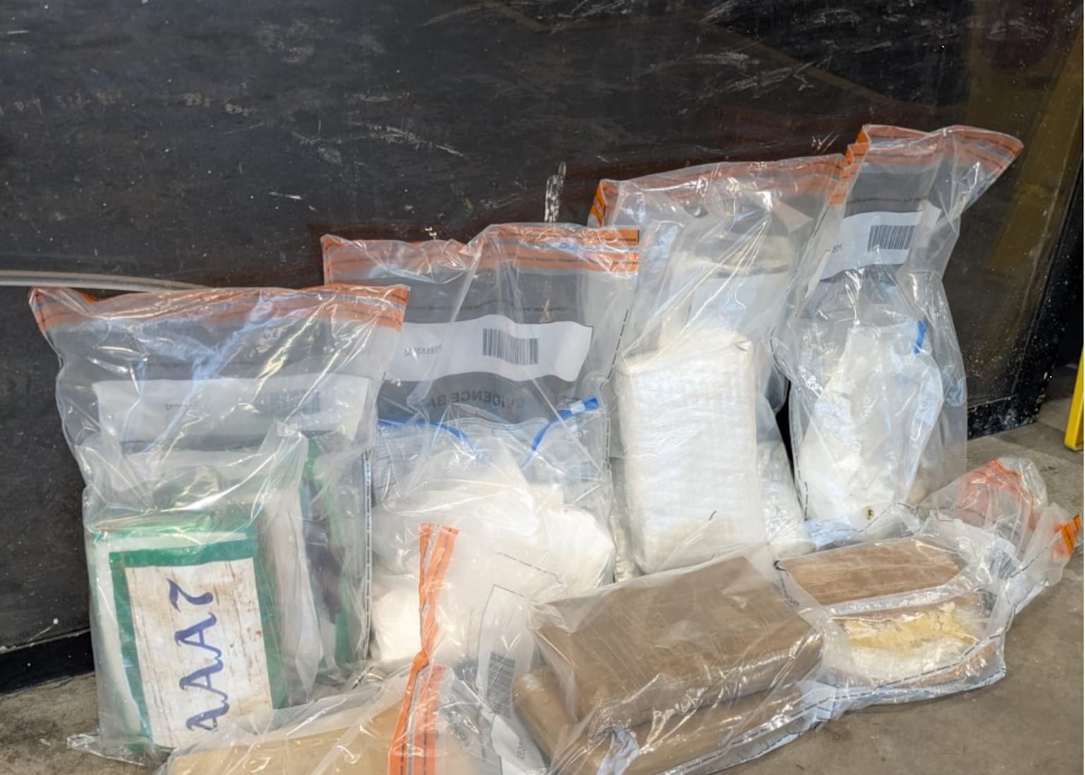 Drugs seized from the property. PICTURE: PSNI