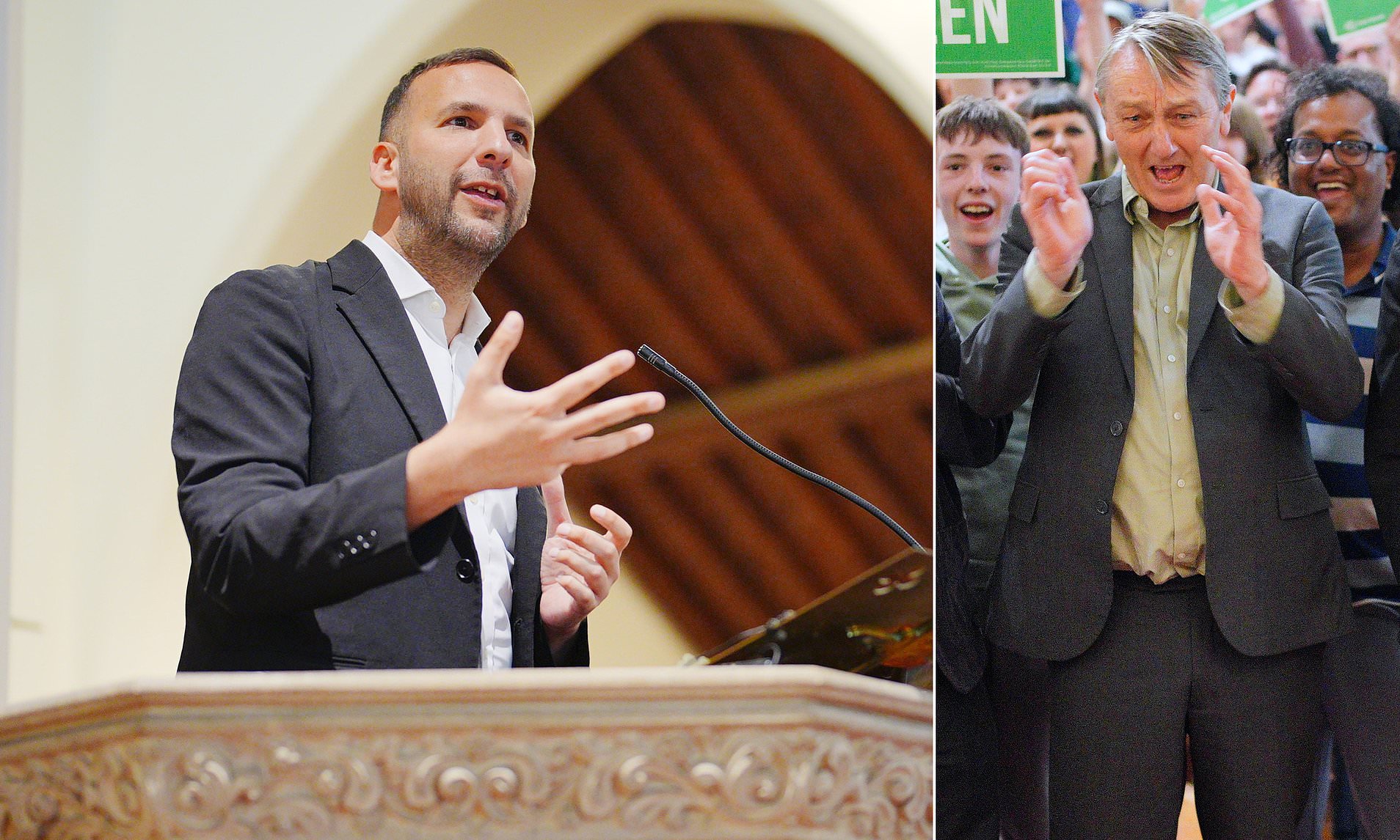 Zack Polanski campaigns with Welsh Greens leader who criticised him