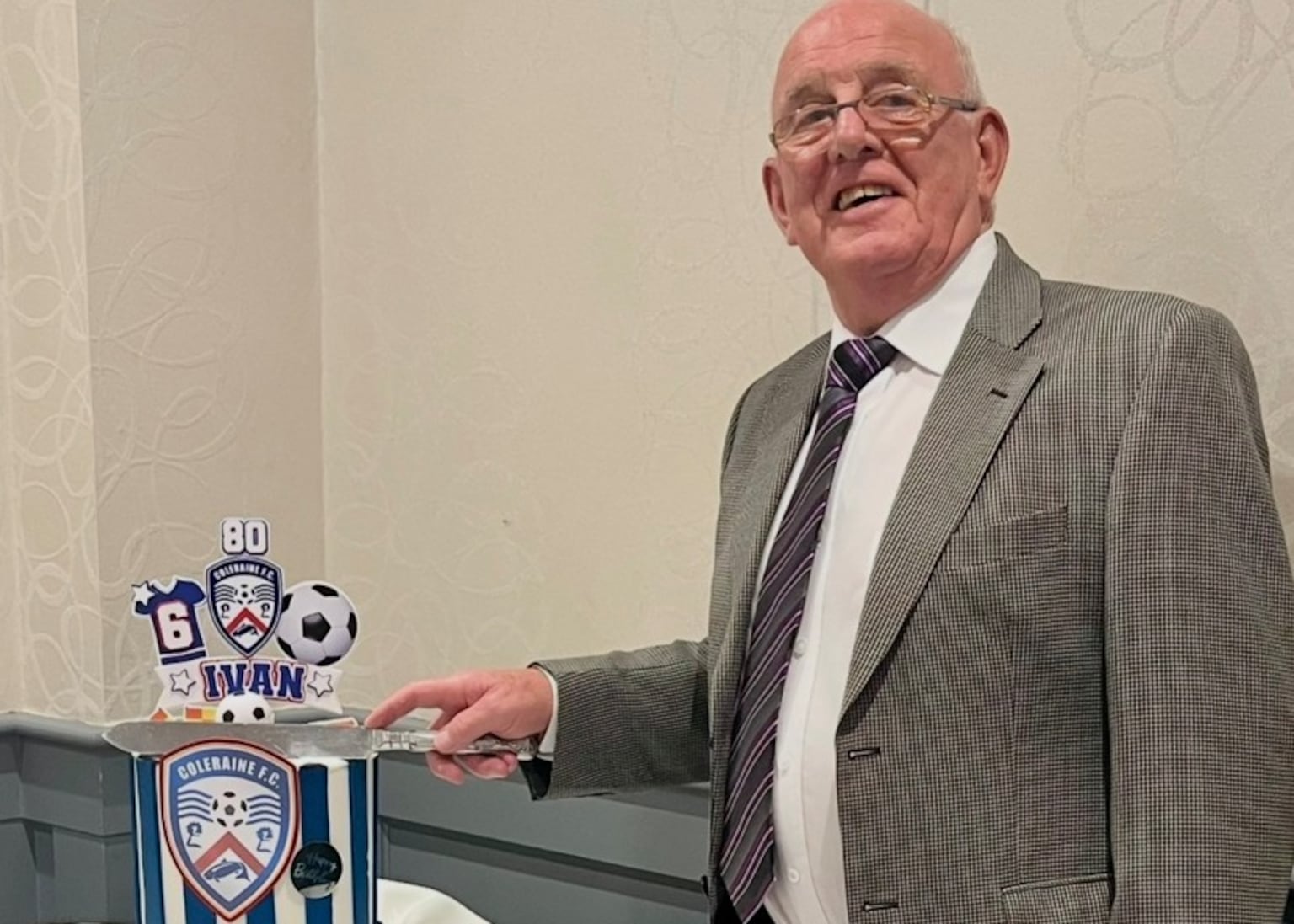 Former Coleraine F.C star Ivan Murray