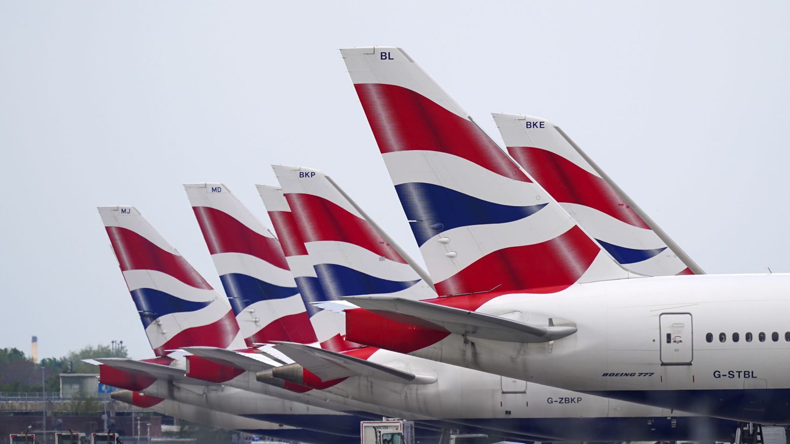British Airways aircraft at Heathrow Airport. File pic: PA