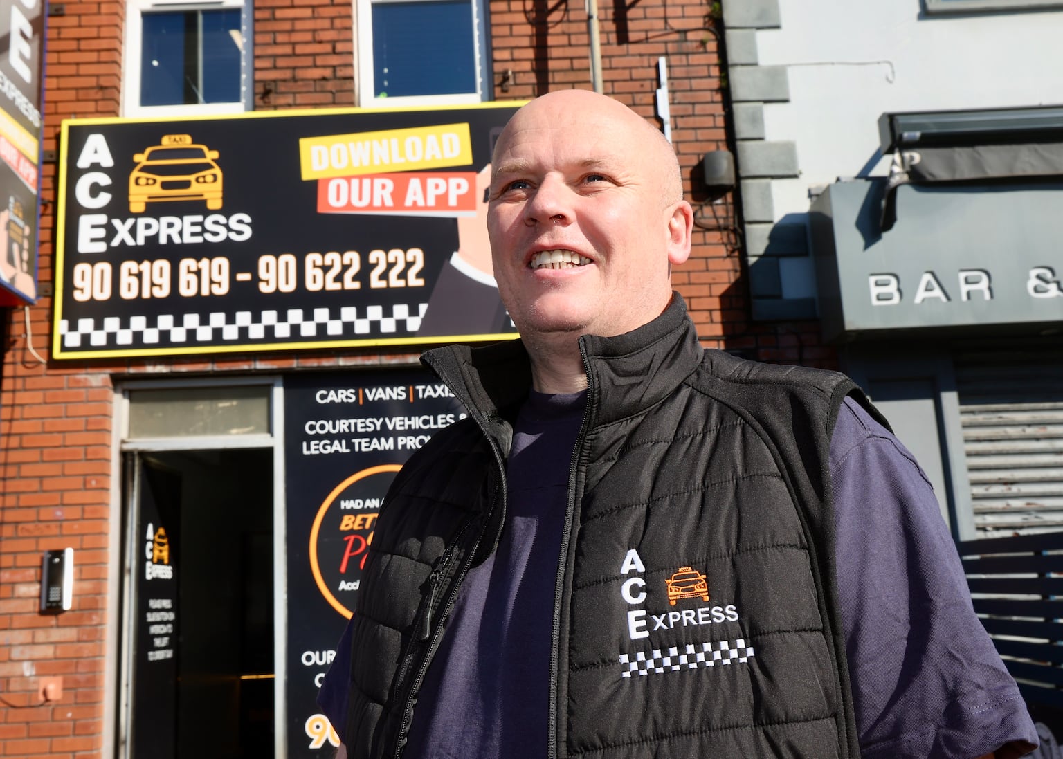 Paul Hesky owner of ACE Express in Andersonstown. PICTURE: MAL MCCANN