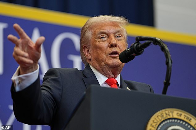 President Donald Trump made light of the shooting at the White House Correspondents' Dinner during a trip to the Villages in Florida on Friday. 'What's more secure than the Villages?' he said