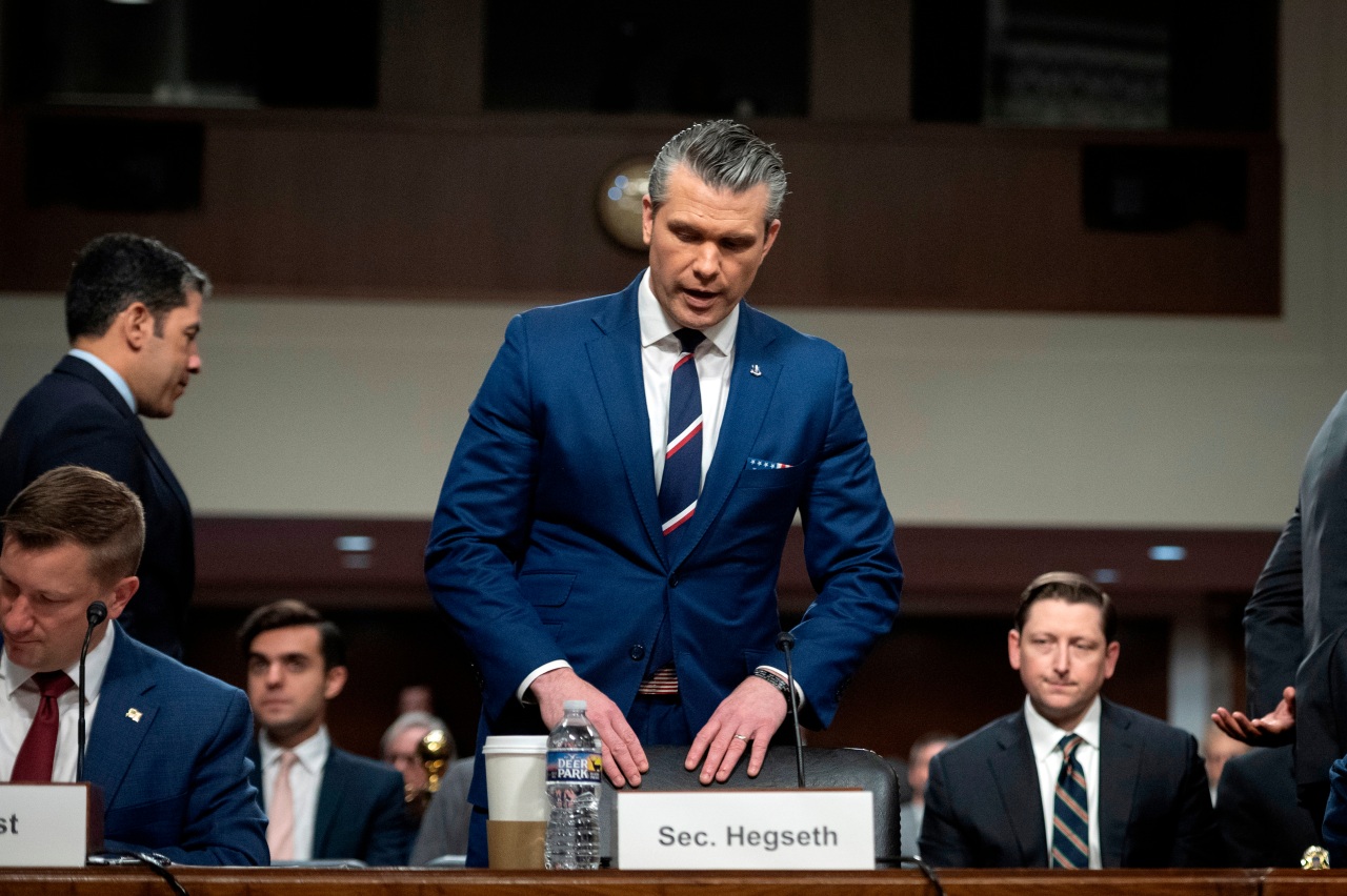 Secretary of Defense Pete Hegseth spoke before the Senate on Thursday.