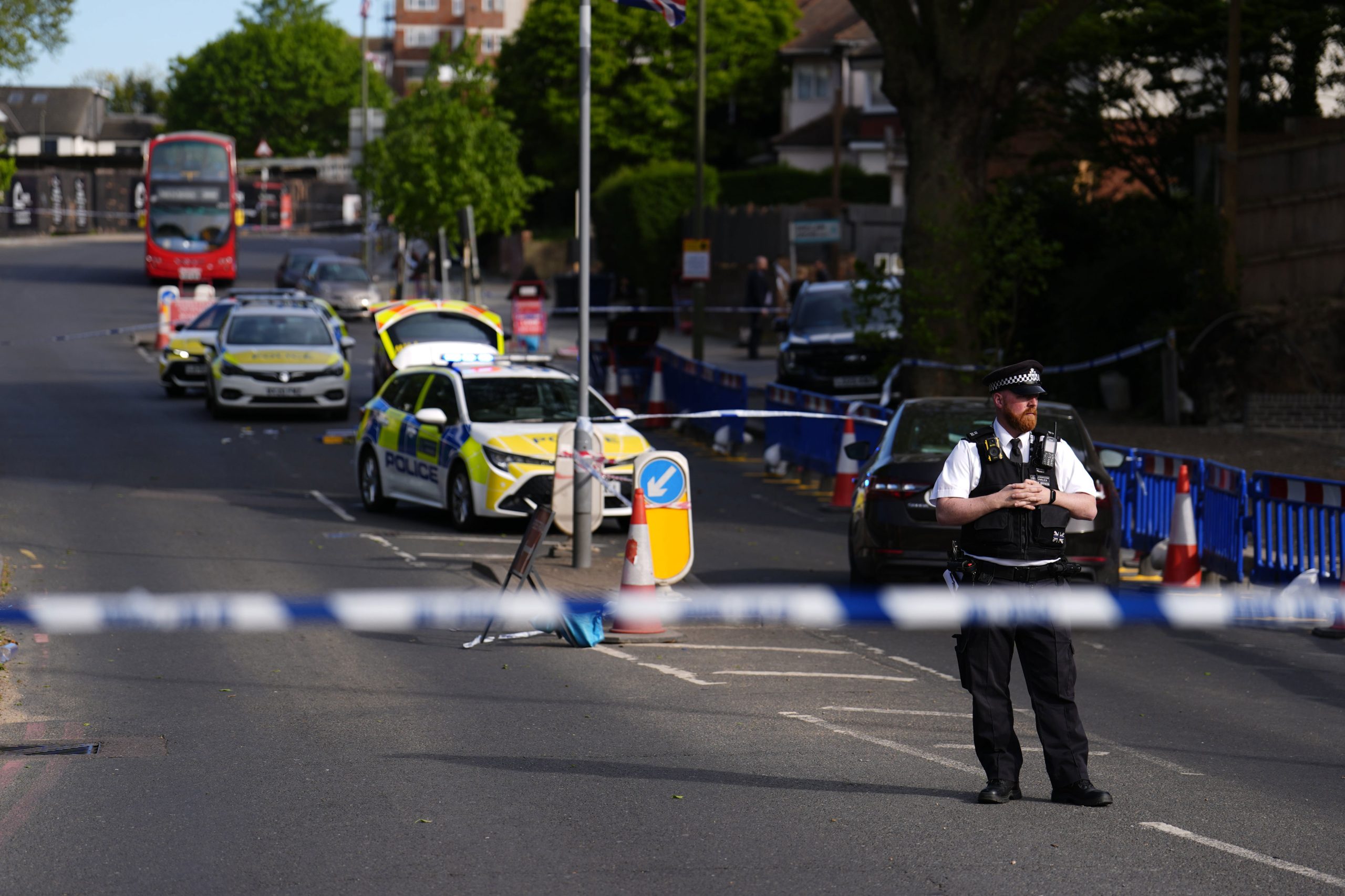 Two Jewish men were stabbed in an incident in Golders Green, north London, on Wednesday (PA) (PA Wire)