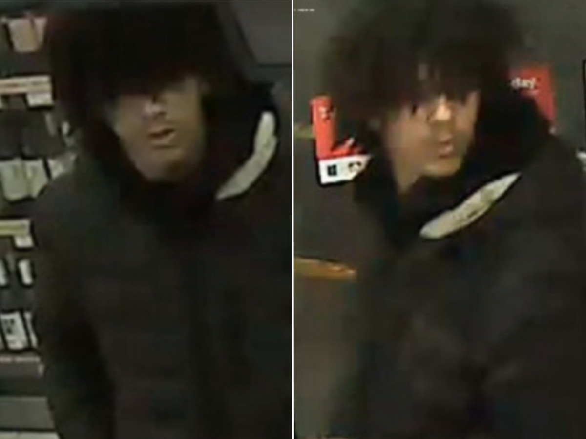 Police are asking for the public's help to identify a male suspect and vehicle wanted in connection with a March shooting of synagogues in Vaughan and Toronto. They released images of the suspect on Friday. (Photos provided by York Regional Police)