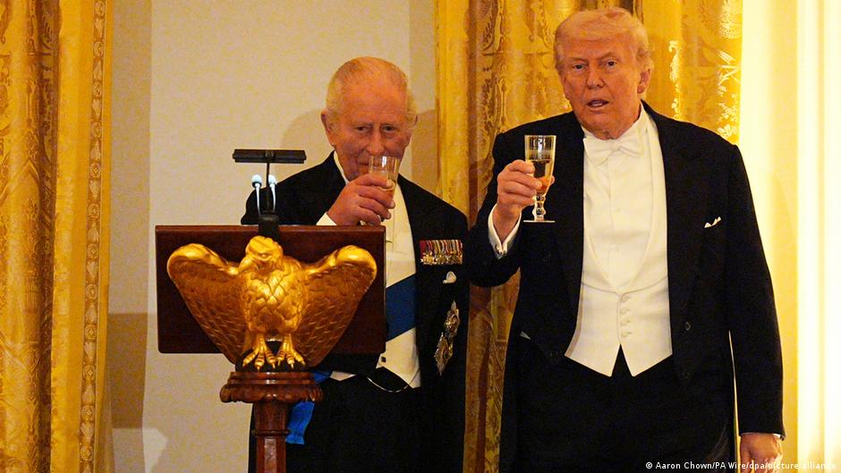 Trump hailed Charles as the