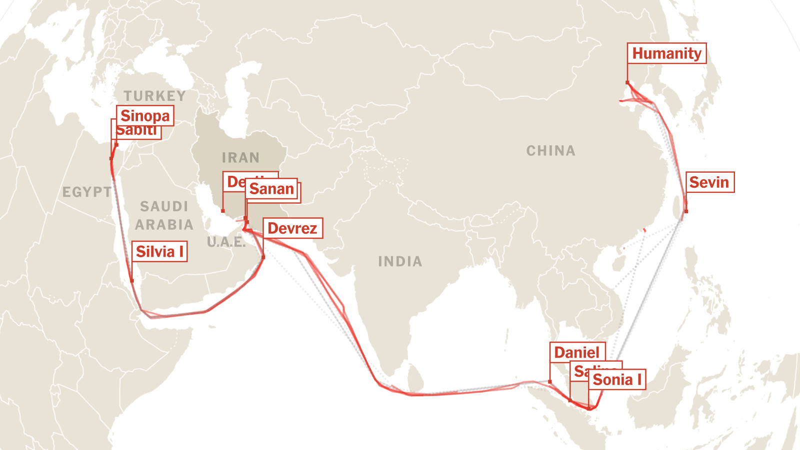 Defying U.S. Sanctions, China and Others Take Oil From 12 Iranian ...
